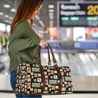 Aussie Birds Christmas La La Land Travel Bag Black Vintage Stamp Edition - Aussie Hoodie