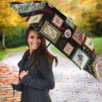 Aussie Birds Christmas La La Land Umbrella Black Vintage Stamp Edition - Aussie Hoodie