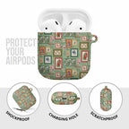 Aussie Birds Christmas La La Land AirPods Case Green Vintage Stamp Edition - Aussie Hoodie