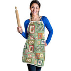 Aussie Birds Christmas La La Land Apron Green Vintage Stamp Edition - Aussie Hoodie