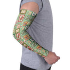 Aussie Birds Christmas La La Land Arm Sleeves Green Vintage Stamp Edition - Aussie Hoodie