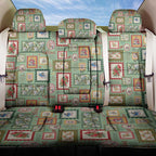 Aussie Birds Christmas La La Land Back Car Seat Cover Green Vintage Stamp Edition - Aussie Hoodie