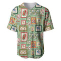 Aussie Birds Christmas La La Land Baseball Jersey Green Vintage Stamp Edition - Aussie Hoodie