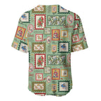 Aussie Birds Christmas La La Land Baseball Jersey Green Vintage Stamp Edition - Aussie Hoodie