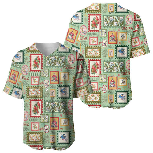 Aussie Birds Christmas La La Land Baseball Jersey Green Vintage Stamp Edition - Aussie Hoodie