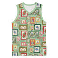 Aussie Birds Christmas La La Land Basketball Jersey Green Vintage Stamp Edition - Aussie Hoodie