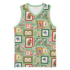 Aussie Birds Christmas La La Land Basketball Jersey Green Vintage Stamp Edition - Aussie Hoodie