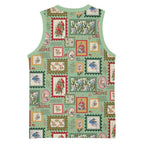 Aussie Birds Christmas La La Land Basketball Jersey Green Vintage Stamp Edition - Aussie Hoodie