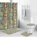 Aussie Birds Christmas La La Land Bathroom Set Green Vintage Stamp Edition - Aussie Hoodie