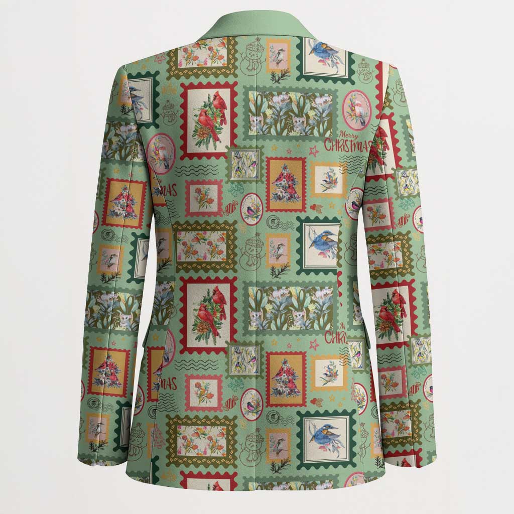 Aussie Birds Christmas La La Land Blazer Green Vintage Stamp Edition - Aussie Hoodie