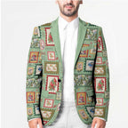 Aussie Birds Christmas La La Land Blazer Green Vintage Stamp Edition - Aussie Hoodie