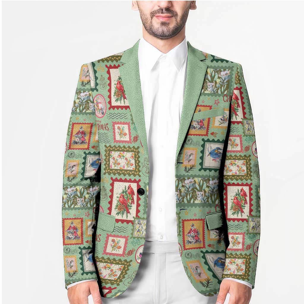 Aussie Birds Christmas La La Land Blazer Green Vintage Stamp Edition - Aussie Hoodie
