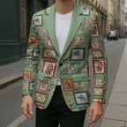 Aussie Birds Christmas La La Land Blazer Green Vintage Stamp Edition - Aussie Hoodie