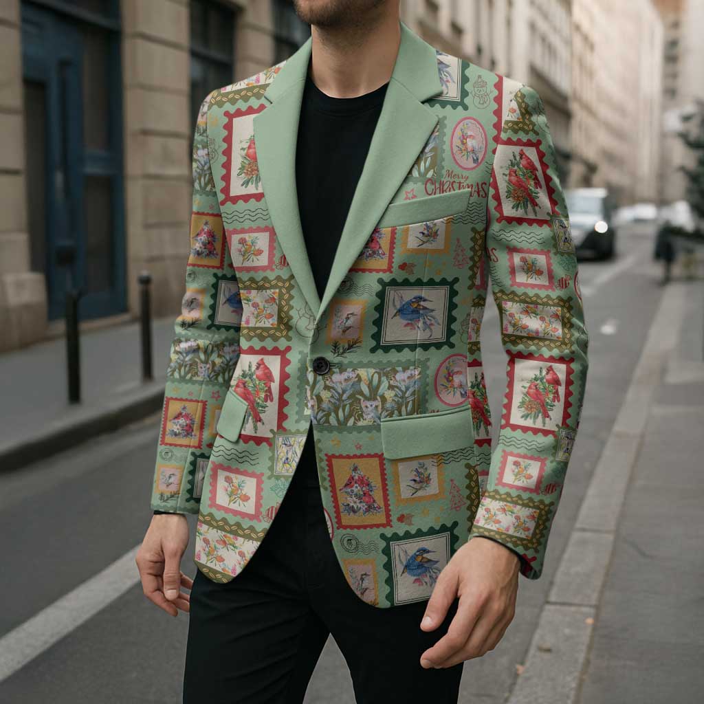 Aussie Birds Christmas La La Land Blazer Green Vintage Stamp Edition - Aussie Hoodie