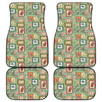 Aussie Birds Christmas La La Land Car Mats Green Vintage Stamp Edition - Aussie Hoodie