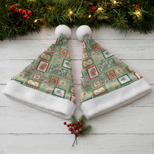 Aussie Birds Christmas La La Land Christmas Santa Hat Green Vintage Stamp Edition - Aussie Hoodie