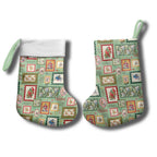 Aussie Birds Christmas La La Land Christmas Stocking Green Vintage Stamp Edition - Aussie Hoodie