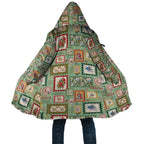Aussie Birds Christmas La La Land Cloak Green Vintage Stamp Edition - Aussie Hoodie
