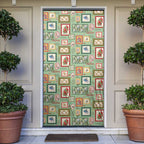 Aussie Birds Christmas La La Land Door Cover Green Vintage Stamp Edition - Aussie Hoodie