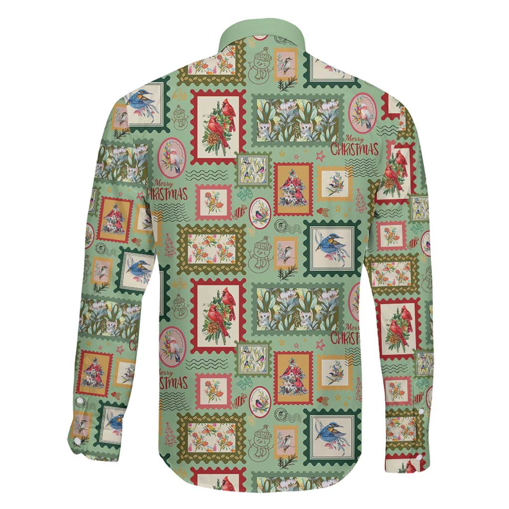 Aussie Birds Christmas La La Land Family Matching Mermaid Dress and Hawaiian Shirt Green Vintage Stamp Edition - Aussie Hoodie