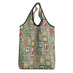 Aussie Birds Christmas La La Land Grocery Bag Green Vintage Stamp Edition - Aussie Hoodie