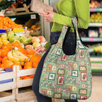 Aussie Birds Christmas La La Land Grocery Bag Green Vintage Stamp Edition - Aussie Hoodie