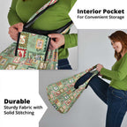 Aussie Birds Christmas La La Land Grocery Bag Green Vintage Stamp Edition - Aussie Hoodie