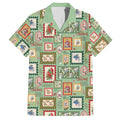 Aussie Birds Christmas La La Land Hawaiian Shirt Green Vintage Stamp Edition - Aussie Hoodie