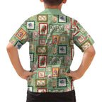 Aussie Birds Christmas La La Land Hawaiian Shirt Green Vintage Stamp Edition - Aussie Hoodie