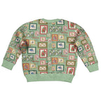 Aussie Birds Christmas La La Land Kid Ugly Christmas Sweater Green Vintage Stamp Edition - Aussie Hoodie