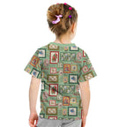 Aussie Birds Christmas La La Land Kid T Shirt Green Vintage Stamp Edition - Aussie Hoodie