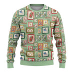 Aussie Birds Christmas La La Land Ugly Christmas Sweater Green Vintage Stamp Edition - Aussie Hoodie
