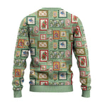 Aussie Birds Christmas La La Land Ugly Christmas Sweater Green Vintage Stamp Edition - Aussie Hoodie