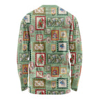 Aussie Birds Christmas La La Land Long Sleeve Shirt Green Vintage Stamp Edition - Aussie Hoodie