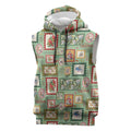 Aussie Birds Christmas La La Land Sleeveless Hoodie Green Vintage Stamp Edition - Aussie Hoodie