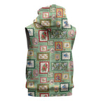Aussie Birds Christmas La La Land Sleeveless Hoodie Green Vintage Stamp Edition - Aussie Hoodie