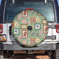 Aussie Birds Christmas La La Land Spare Tire Cover Green Vintage Stamp Edition - Aussie Hoodie