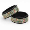 Aussie Birds Christmas La La Land Spinner Ring Green Vintage Stamp Edition - Aussie Hoodie