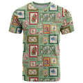 Aussie Birds Christmas La La Land T Shirt Green Vintage Stamp Edition - Aussie Hoodie