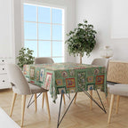 Aussie Birds Christmas La La Land Tablecloth Green Vintage Stamp Edition - Aussie Hoodie
