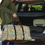 Aussie Birds Christmas La La Land Travel Bag Green Vintage Stamp Edition - Aussie Hoodie
