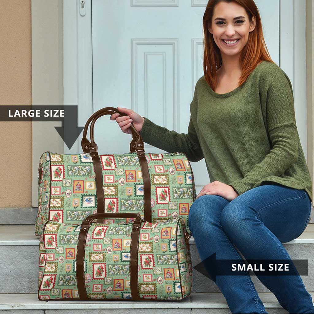 Aussie Birds Christmas La La Land Travel Bag Green Vintage Stamp Edition - Aussie Hoodie