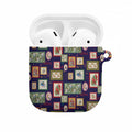 Aussie Birds Christmas La La Land AirPods Case Navy Blue Vintage Stamp Edition - Aussie Hoodie