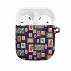 Aussie Birds Christmas La La Land AirPods Case Navy Blue Vintage Stamp Edition - Aussie Hoodie