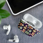 Aussie Birds Christmas La La Land AirPods Case Navy Blue Vintage Stamp Edition - Aussie Hoodie