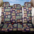 Aussie Birds Christmas La La Land Back Car Seat Cover Navy Blue Vintage Stamp Edition - Aussie Hoodie