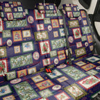 Aussie Birds Christmas La La Land Back Car Seat Cover Navy Blue Vintage Stamp Edition - Aussie Hoodie