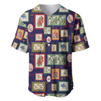 Aussie Birds Christmas La La Land Baseball Jersey Navy Blue Vintage Stamp Edition - Aussie Hoodie