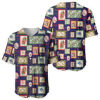 Aussie Birds Christmas La La Land Baseball Jersey Navy Blue Vintage Stamp Edition - Aussie Hoodie