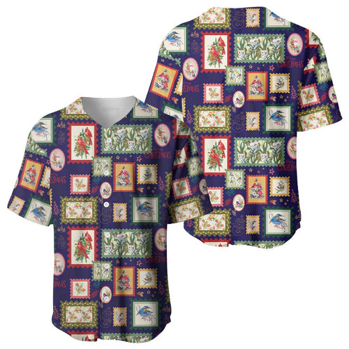 Aussie Birds Christmas La La Land Baseball Jersey Navy Blue Vintage Stamp Edition - Aussie Hoodie